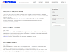 Tablet Screenshot of hiperpav.com